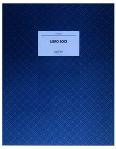 Libro Soci per Associazioni E Cooperative Da 47 Pagine 31x24,5cm