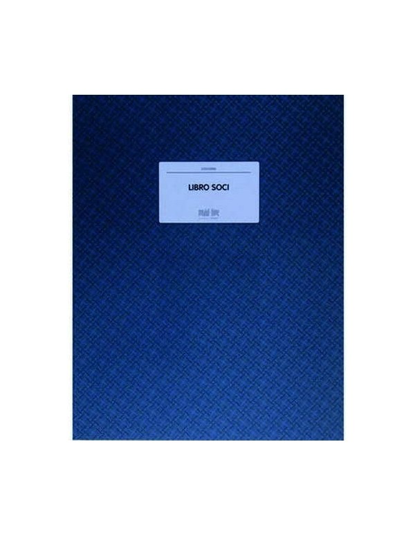 Libro Soci per Associazioni E Cooperative Da 47 Pagine 31x24,5cm