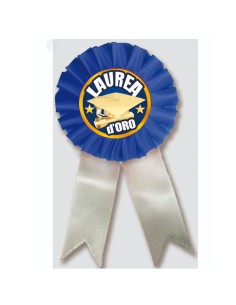 Blue Graduation Party Rosette