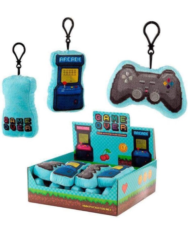 Peluche Portachiavi Game Over Con Suono
