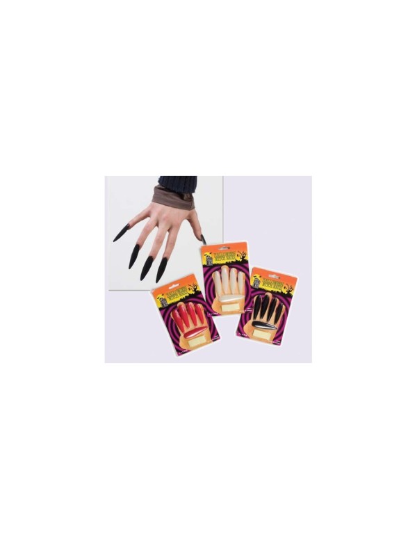 Maxi Witch Nails Set 10pcs Assorted Colors Halloween Accessories