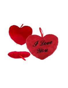 Peluche Cuore Rosso "I Love...