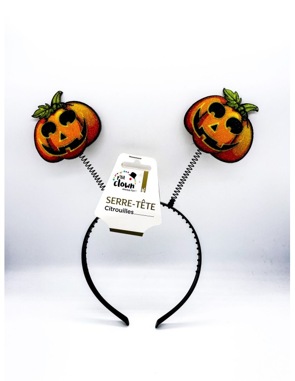 Hairband With Felt Pumpkins Halloween