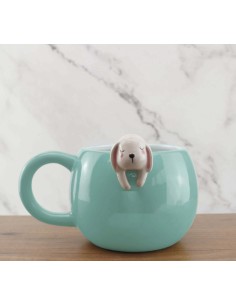Rabbit Shaped Ceramic Mug