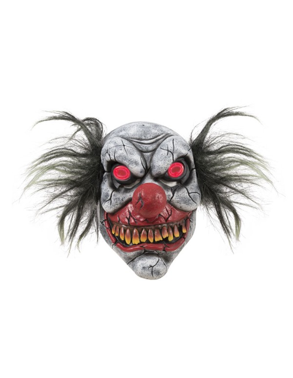 Crazy Clown With Bright Eyes Halloween Mask