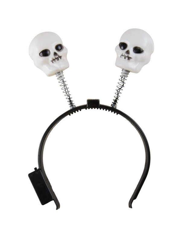 Frontino Con Teschi Luminosi Accessori Halloween