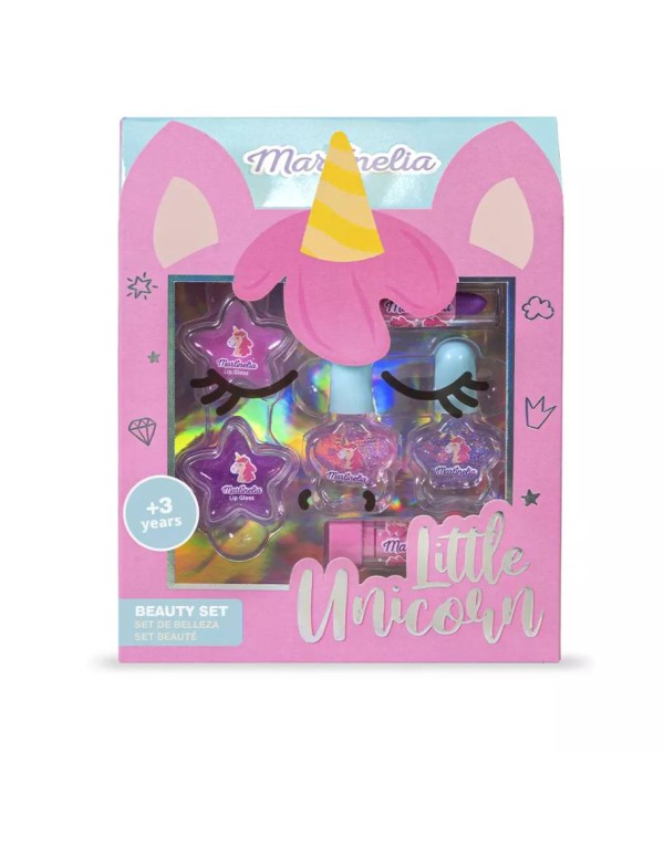 Pink Fluo Unicorn Make Up Set