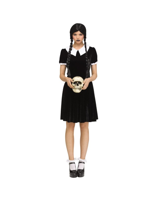 Adult Halloween Costume Wednesday Addams