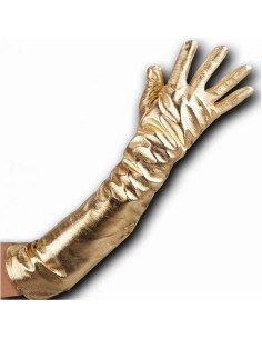Guanti Lunghi Oro Carnevale...