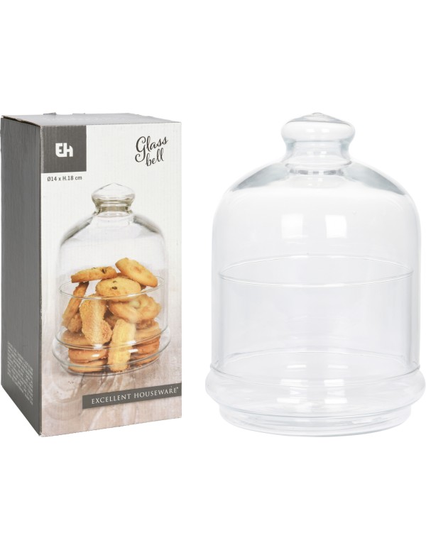 Biscottiera In Vetro Con Coperchio