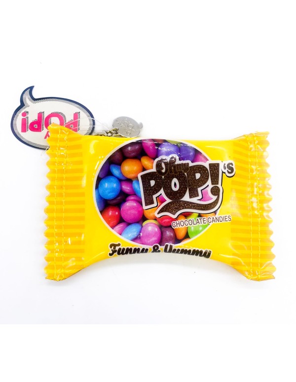 Borsellino Portamonete Oh My Pop! Chocolate Candies Giallo