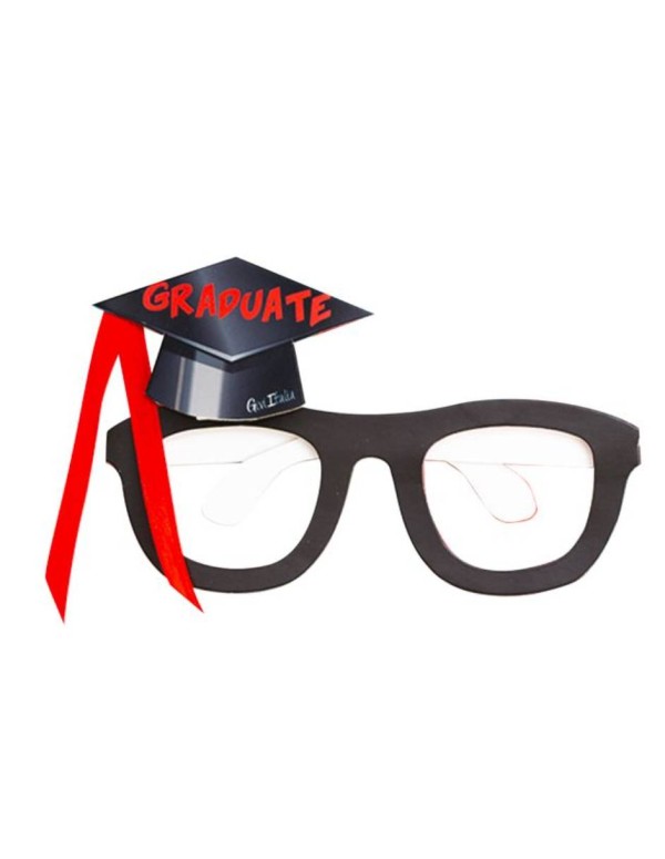 Occhiali Laurea Inserto 3D e Tocco Laurea