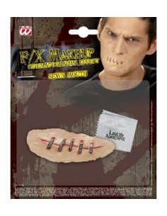 Bocca Cucita Con Colla Maschera Halloween
