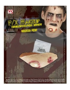 Mento Da Zombie Adesivo Con Colla Maschera Halloween