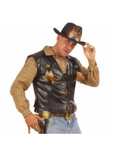 Gilet Cowboy Similpelle -...
