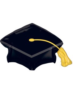 Metalfoil Balloon Hat Graduation 31" 78c