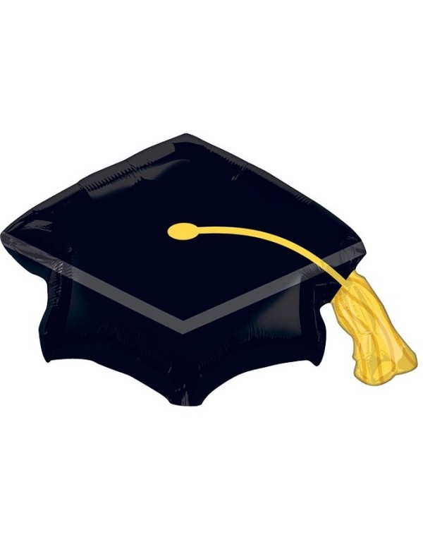 Palloncino Metalfoil Cappello Tocco Laurea 31" 78cm