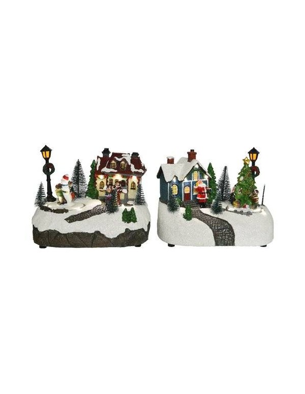 Christmas Music Box Snowy Scenery... Christmas Music Box Snowy Scenery...