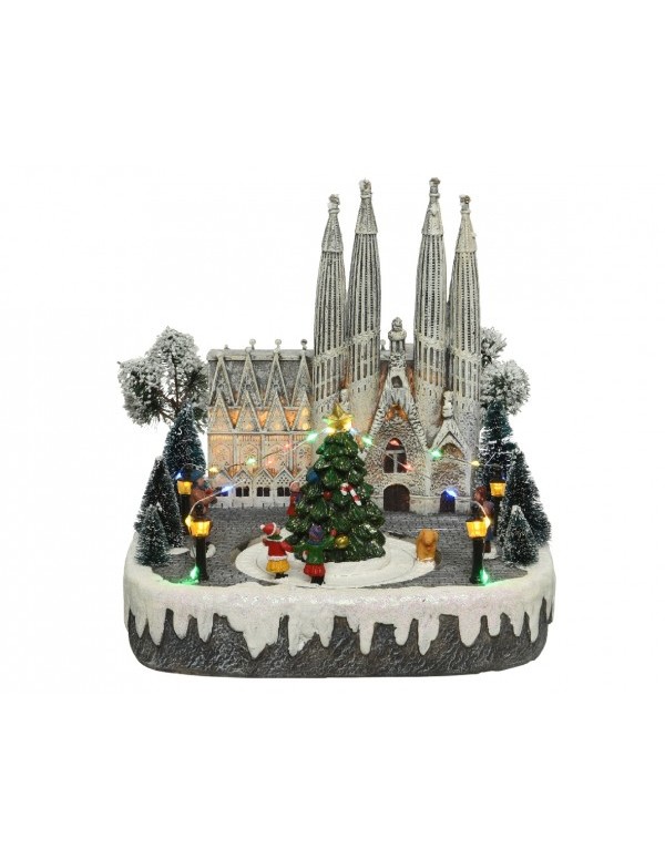 Carillon Di Natale Città Barcellona