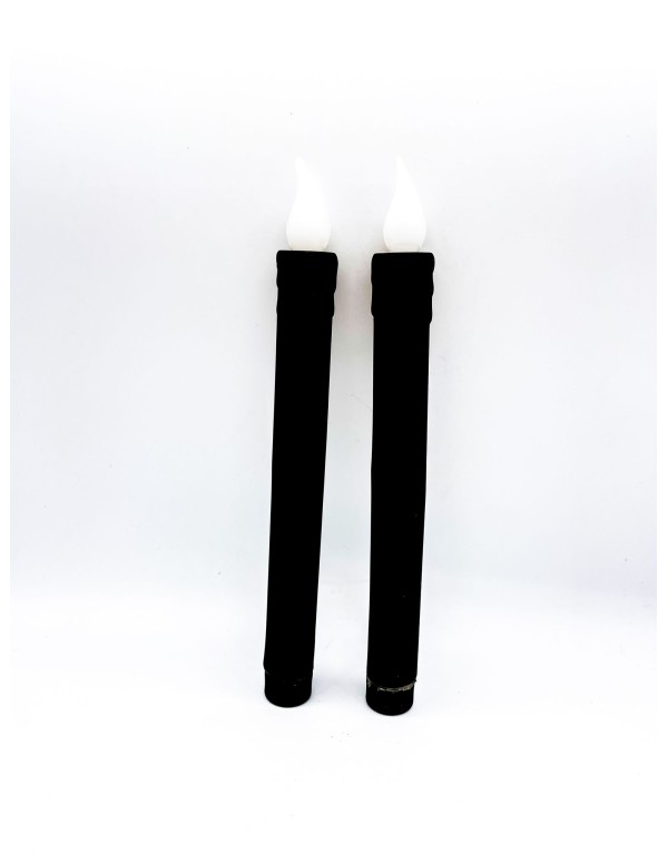 Candele Per Candelabro A LED 21cm 2pz Ornamenti Halloween