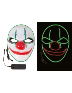 Maschera Da Clown Luminosa Maschere Halloween