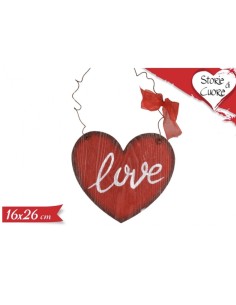 Targa In Legno Cuore San...