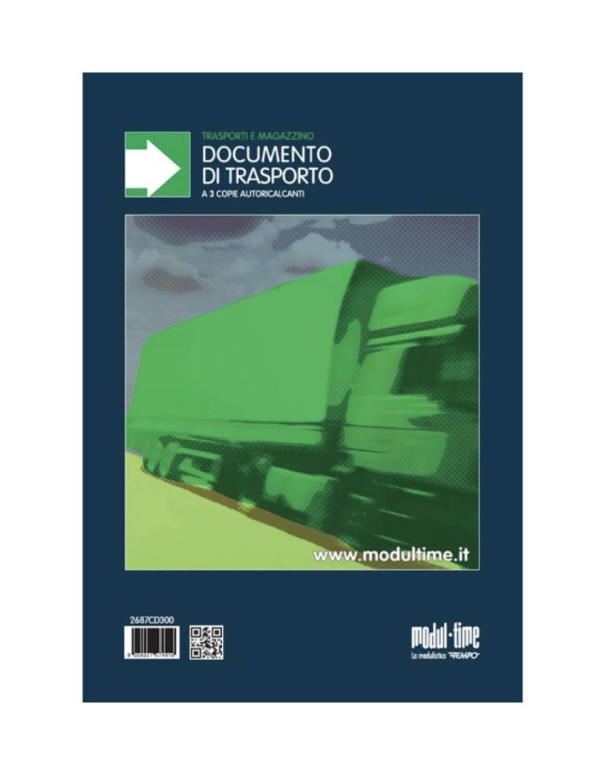 Transport document block A4 Self-tracing copies