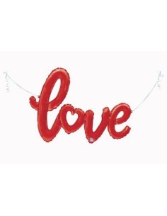Palloncino "Love" Rosso 47"