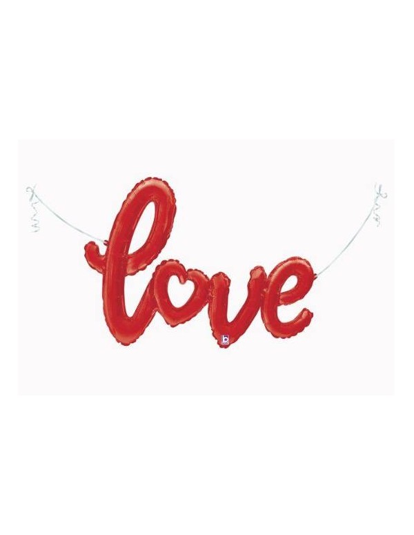 Palloncino "Love" Rosso 47"