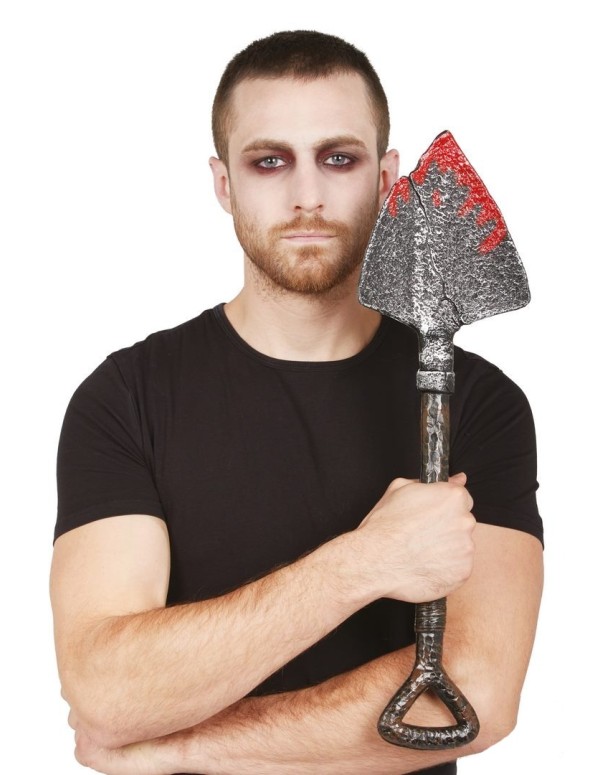 Motosega Insanguinata In Plastica 71cm Armi Halloween