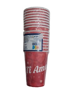 Bicchieri Carta "Ti Amo" 8pz
