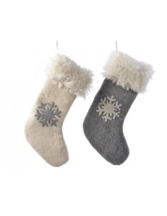 Stocking Hag Epiphany With Snowflake 50cm