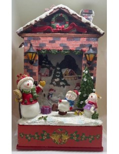 Carillon Natale Con Camino...