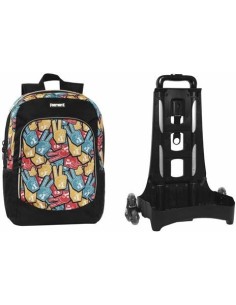 Fortnite Fingers Organized Backpack with Detachable Trolley