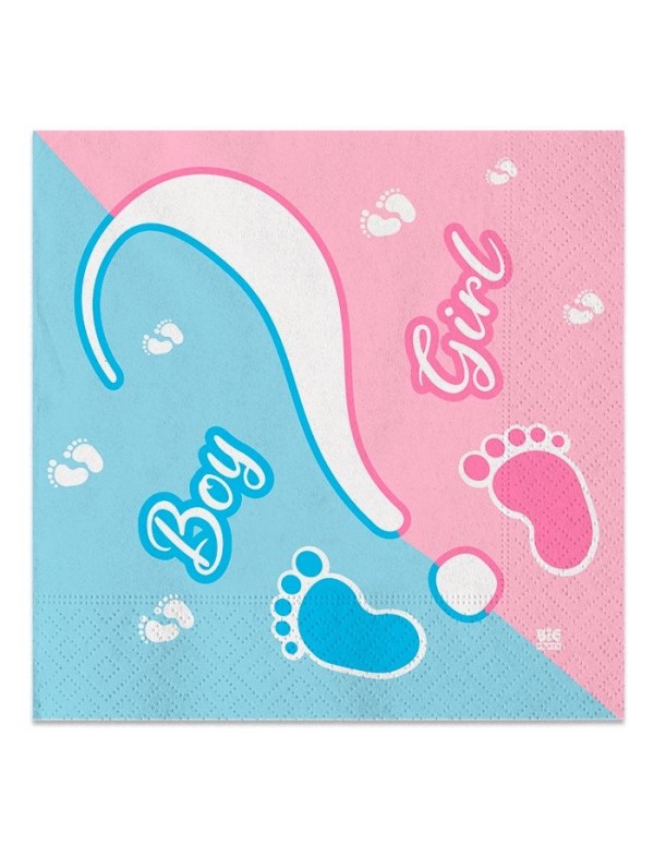 Boy Or Girl Pure Cellulose Napkins... Boy Or Girl Pure Cellulose Napkins...