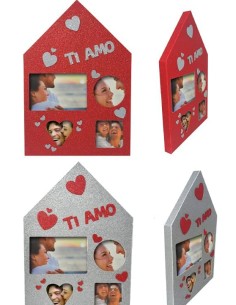 Portafoto Quadruplo Con...