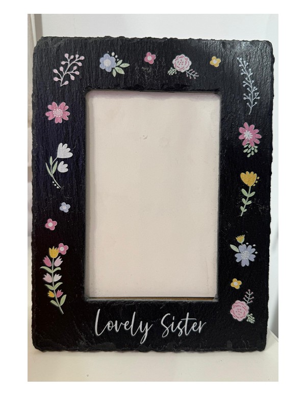 Picture frame with dedication Lovely Sister