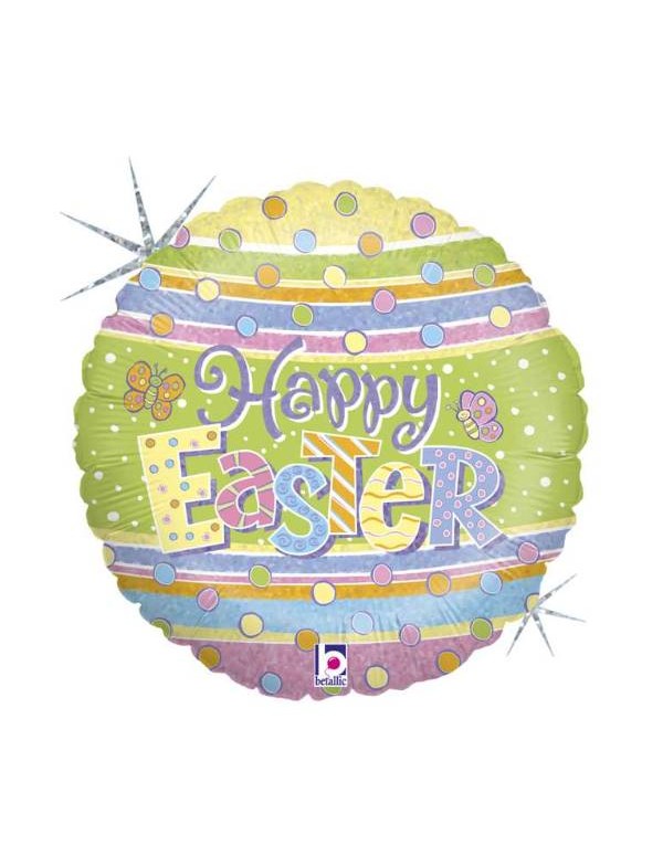 18" Mylar Balloon "Happy Easter"