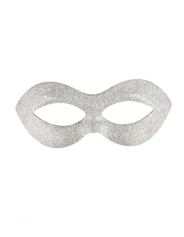 Maschera Argento Con Glitter Per Occhi Maschere Carnevale