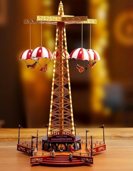 Christmas Village Carillon Ferris Wheel