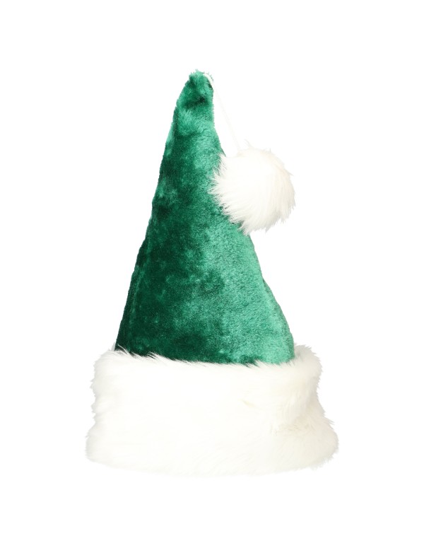 Cappello Di Babbo Natale Verde 43x33cm