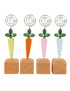Segnaposto Decorazione Pasqua Carota Assortito