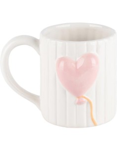 Pink Heart Balloon Ceramic Mug