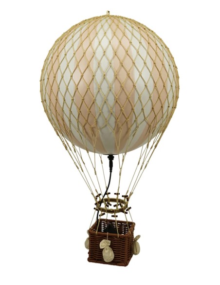 Mongolfiera Led Rosa Accessorio Cameretta 56cm