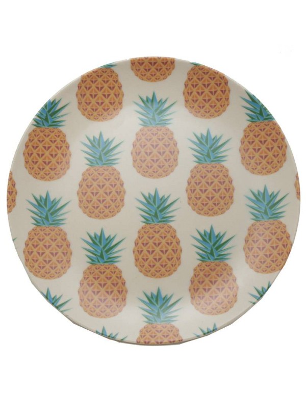 Piatto Ecologico in Bamboo Ananas
