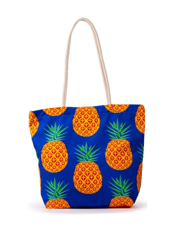 Borsa Tela Da Spiaggia Ananas