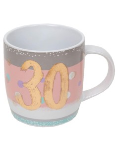 30th Multicolor Ceramic Mug