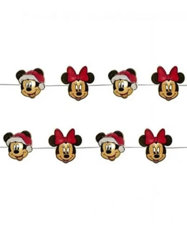 Kit 20 Disney Lights Of Mickey Mouse And Minnie 21cm