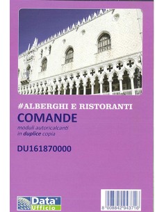 Blocco Comande Alberghi E...