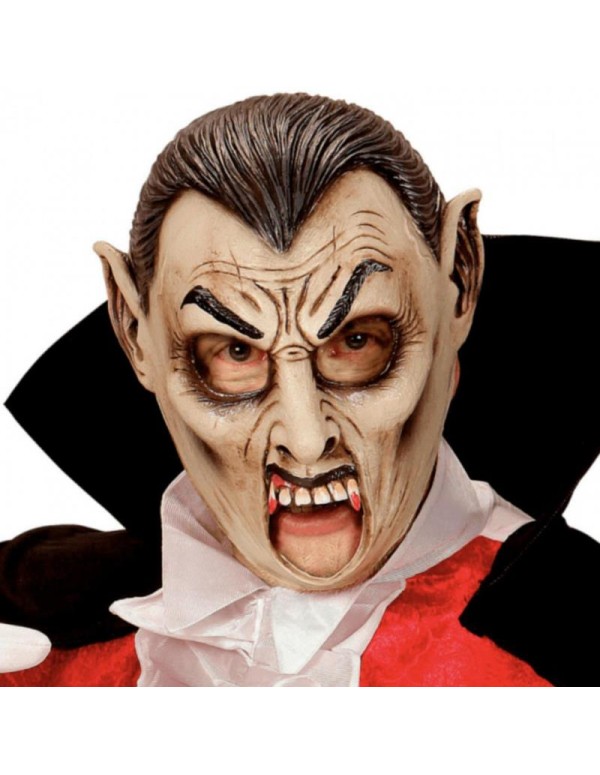 Maschera Halloween Con Bocca Aperta Vampiro